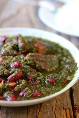  Gormeh Sabzi?  A Symphony of Herbs and Tangy Pomegranate