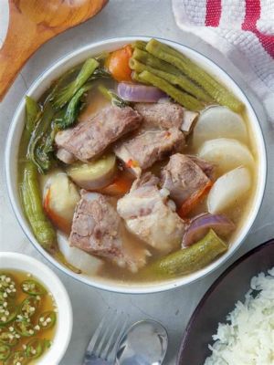  Sinigang na Baboy! A Tangy and Soul-Warming Stew that will Melt Your Troubles Away